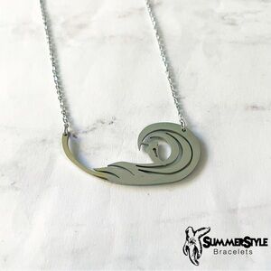 Wave Surfer Charm Necklace by SummerStyle Bracelets